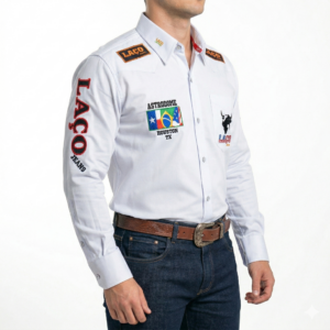 Camisão Liso | Branco Bordado
