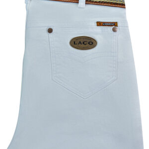 Calça CUT Sarja | Branca | 2% Elastano