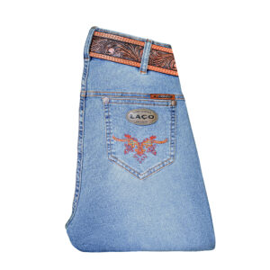 Calça Flare West | Delavê | 2% Elastano